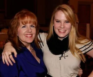 Pretty Grace with mom